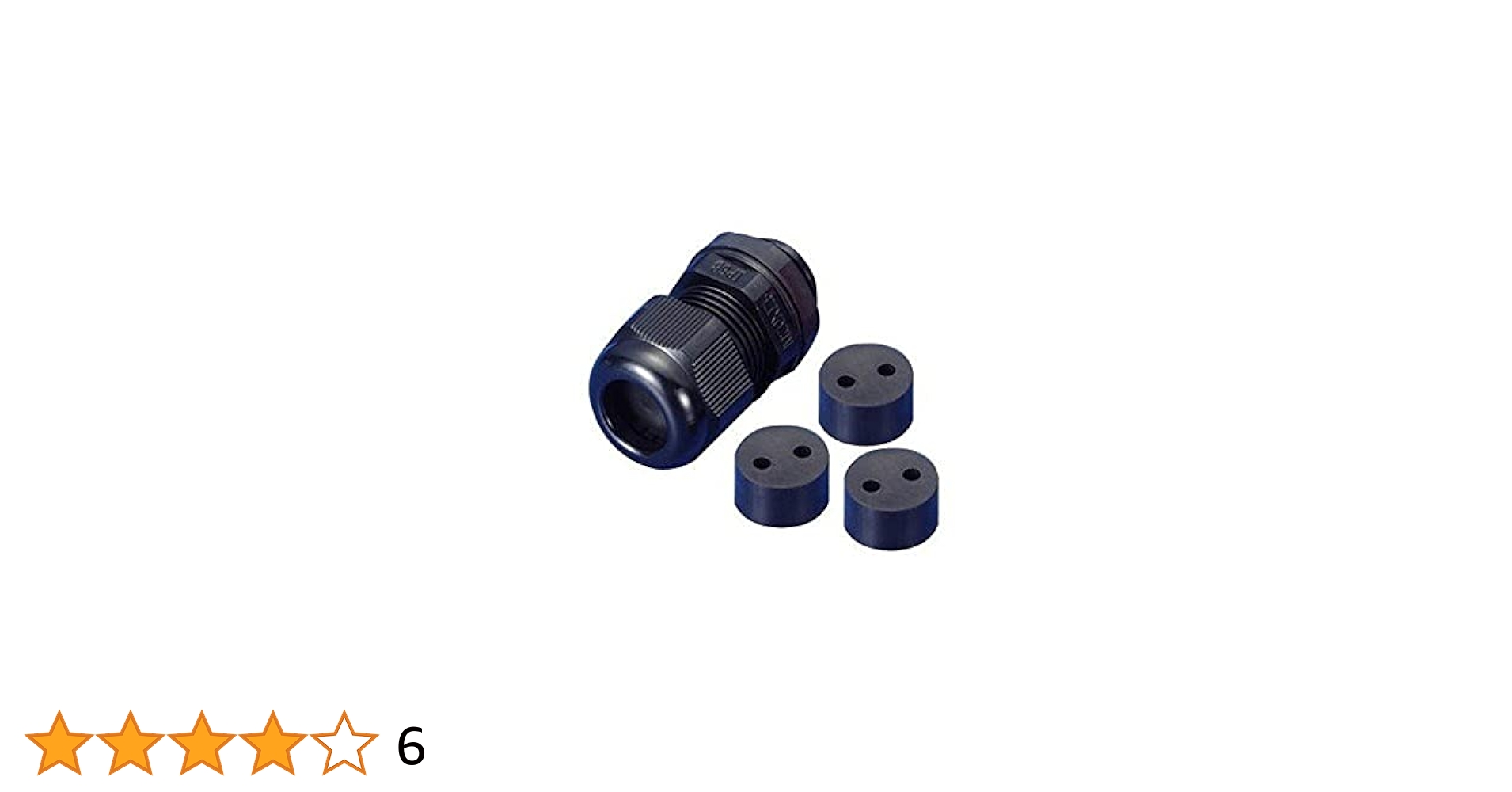 Morris 22274 Multi Conductor Cable Gland, Nylon, NPT Thread