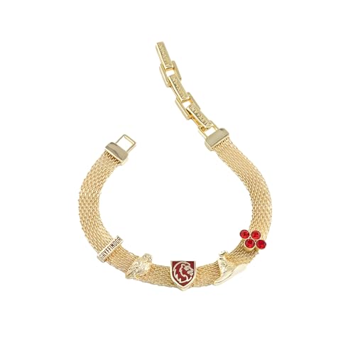 Alex and Ani AS839824SG​:Harry Potter, Gryffindor Mesh Adjustable Bracelet​, SG