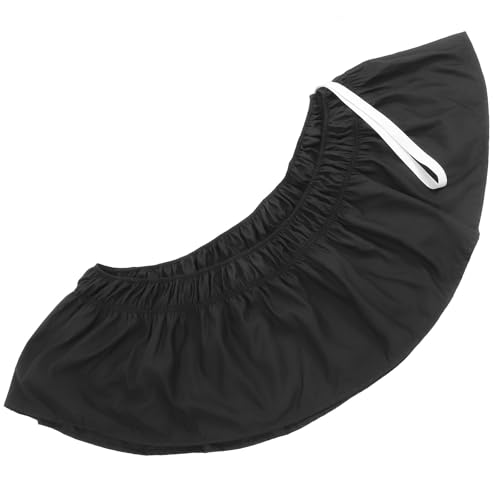Falda de cama para dormitorio minimalista SHINEOFI de tela negra 2