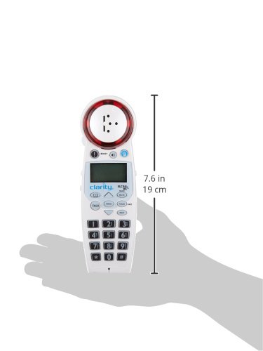 Clarity XLC3.6+HS Cordless Extension Handset with Caller ID, White