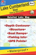 FERGRELM Lake Cumberland West Fishing Map (Kentucky Fishing Map Series, L444)