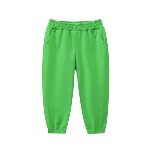 Toddler Boy Sweatpants Cotton Boys Athletic Joggers Pants Kids Elastic Waisted Workout Sweats Pants with Pocket