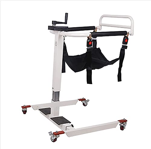 Silla De Ruedas para Elevación De Pacientes, Silla De Transferencia Portátil para El Hogar, Silla De Ruedas De Baño con Inodoro Junto A La Cama con Asiento Acolchado, Elevador De Transferen