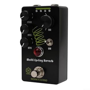 【Vintage Voiced Reverb】Based on EarthQuaker Devices V3 Vintage Voiced reverb, this guitar effect pedal delivers a classic, vintage sound. 【Terrifying Pre-delay Range】With a pre-delay range of 30ms to 150ms, controlled by the Attack knob, this pedal a...