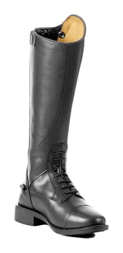 Equinavia Kaia Kids Synthetic + Genuine Leather English Riding Tall Field Boots | Reusable Boot Shapers Included2