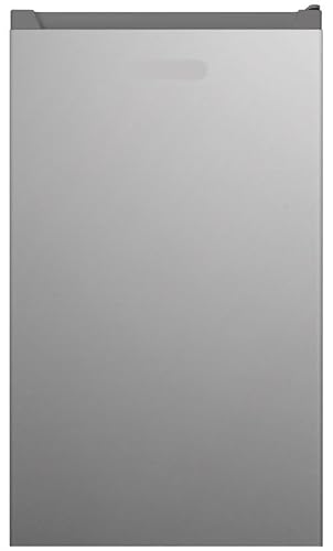 Amica AF09021 Réfrigérateur une porte avec Congélateur, 82 L, Thermostat Réglable, Pose libre sous plan, Silencieux, Argent