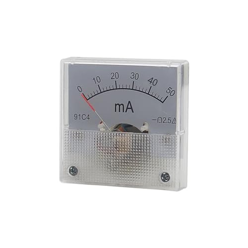 Ampèremètre DC 91C4 de 200mA cadran analogique pour tableau électrique - 3