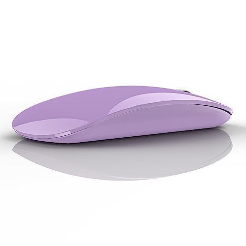 Uiosmuph Souris Bluetooth, triple mode (double Bluetooth + USB), souris sans fil, silencieuse, portable avec adaptateur USB-C pour ordinateur...