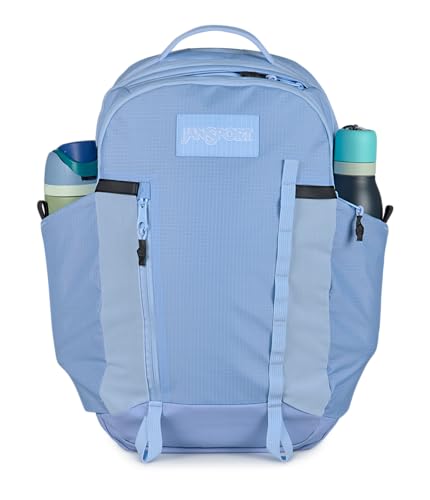 Image of JanSport 28L All Around Pack - 15 inch Laptop Sleeve, Hydrangea | Versatile Rucksack w /Hydration Sleeve, Reflective Accents & Safety Whistle