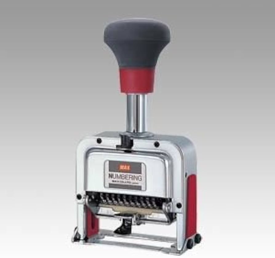 Amazon.co.jp: マックス ナンバリング スタンプ NR-1007 1個 : 文房具