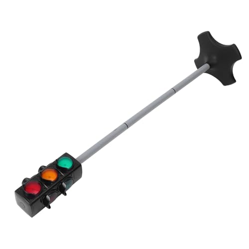 Toddmomy Simulation Traffic Light for Educational Crosswalk Signal Light with LED Lights Realistic Traffic Signals for Classroom Indoor Learning Tool
