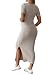 SweatyRocks Kleid Damen Sommer Große Größen Blusekleid Low High Tunikakleid