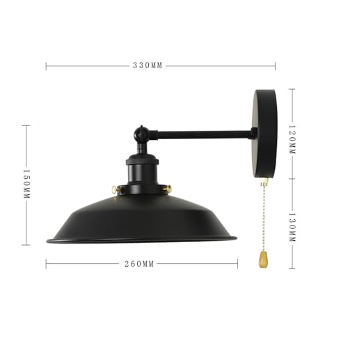 E27 Apliques de Pared Vintage Industrial e Iluminación de Interior para Sala de Estar 2