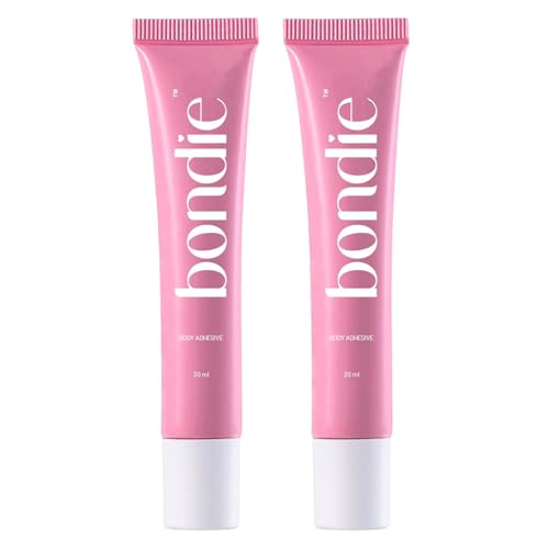 Image of Liquid Body Adhesive for Clothes - Fashion Tape Alternative for Low-Cut Styles, Strapless Dresses and Work Blouses - Clothing Glue that Holds All Day (2 Pack)