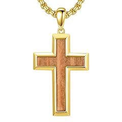01-Gold Wooden Cross