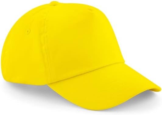 Youngly® Kids 5 Panel Button Baseball Cap Boys Girls School Pre-Curved Adjustable Cotton Outdoor Summer Sun Hat