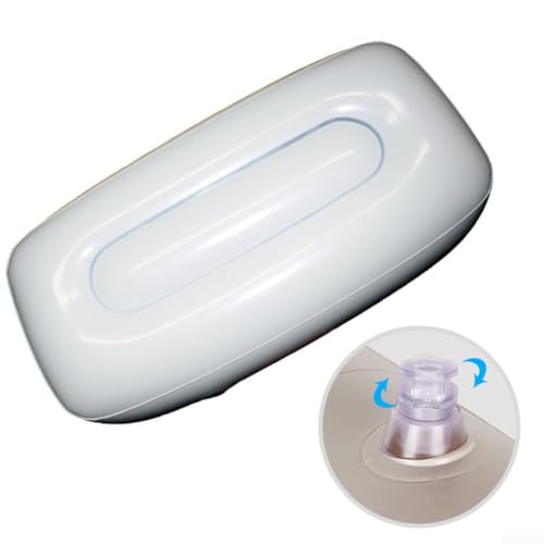 Coussin gonflable pour kayak et canoë en PVC blanc compact - 6