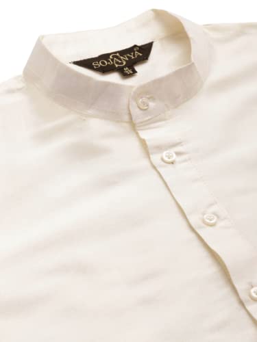 Image of SOJANYA (Since 1958, Men's Silk Blend Grey Kurta Pyjama & Silk Blend Jacket Combo