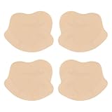 TOVINANNA 2 Pairs Inflatable Pads Push Up Inserts Soft Cotton Linen Underwear Pads for Women Comfortable Lift and Secure Fit Reusable Breathable Padding Beige