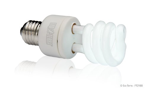 Exo Terra Repti Glo 10.0 Desert Terrarium Lamp, Compact Fluorescent Reptile Bulb, 13 Watts, PT2188 - Image 3
