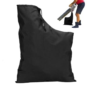 Dust Bag, Leaf Bags, Adjustable Leaf Blower Vacuum Bag with Drawstring, Oxford Cloth Dust Bag, Replacement Dust Collector Bag with Zipper, Dust Collector Bag