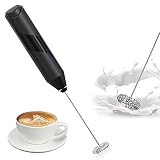 Airtailors Milchaufschäumer Handheld,Milchaufschäumer elektrischer,Manuelle Milchschäumer mit Elektrischer Starker Kaffee/Latte/Cappuccino/Sahne/Macchiato/Eier Schlagen