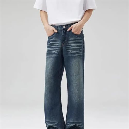 Men's Flared Jeans – Bootcut Bottom Denim Pants, Slim Full-Length Streetwear Trousers for Spring Fall3