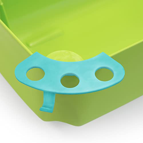 Gardenico Hochbeet für Kinder aus Kunststoff | Kräuterbeet/Blumenbeet für Garten/Balkon/Terrasse in grün | Inklusive 4 Zubehörteilen – Bild 4