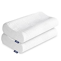 LAMB Höheneinstellbares Memory Foam Kissen Kopfkissen,Nackenkissen Nackenstützkissen Ergonomisches Kopfkissen Antischnarchkissen mit abnehmbarem Bezug, 2 Stück