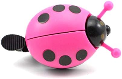 NUOBESTY Ladybug - Timbre de bicicleta con forma de animal para manillar de bicicleta, timbre de anillo para bicicleta al aire libre, sonido fuerte,