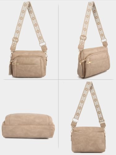 Image of Vegan Leather Crossbody Bags for Women Anti theft Purses and Handbag
