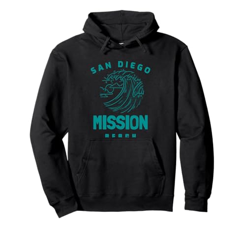 Beautiful Mission Beach San Diego California Pullover Hoodie