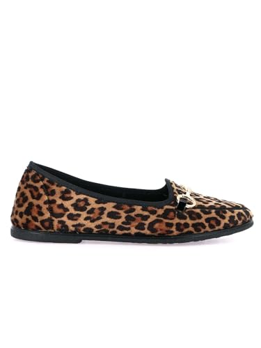 Chausson femme en cuir respirant GRUNLAND TIKA pour le bien-être