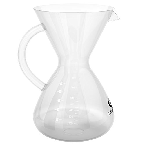 Ersatzkaraffe für Pour Over Filterkaffee-Set von Coffee Gator - Borosilikatglas - 800ml