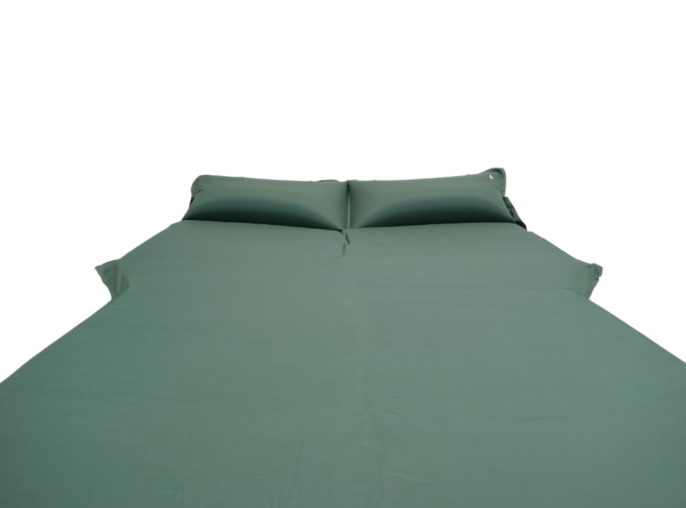 Colchoneta autoinflable, colchón de camping de 5 cm de espesor, espuma autohinchable, cómoda colchoneta para dormir, camping, actividades al aire libre, senderismo, viajes, tienda de campaña, coche