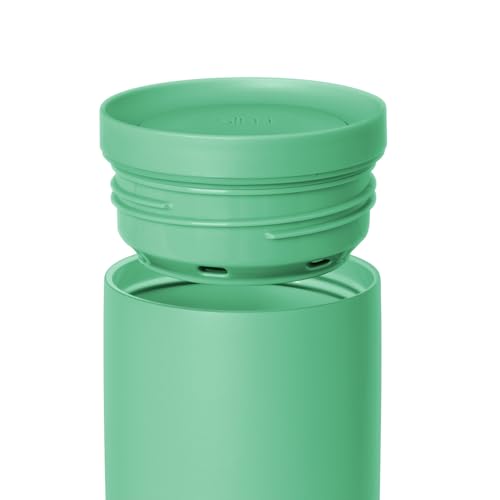Image of Simple Modern Travel Coffee Mug Tumbler with 360 Lid | Ceramic-Lined Insulated Stainless Steel Cold Brew Iced Coffee Cup Thermos | Gifts for Women Men Her Him | Voyager Signature | 16oz | Mistletoe