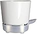 6 Inch Self-Watering + Aerating + High Drain Indoor & Outdoor UV Resistant Round Planter Pot Prevent Mold, Root Rot, Soil Fungus in House Plants (6 Inch / 1.6 Quart, New White w/Clear Reservoir Dish)