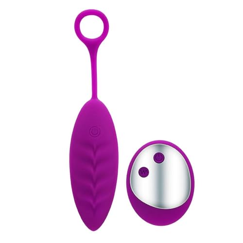 Sans Fil ?euf Vibrant pour Femme mass?ur electrique Sans Fil,mass?ur Vibrant Portable pour Femme avec Telecommande,10 Modeles de massage,Puissant,USB...