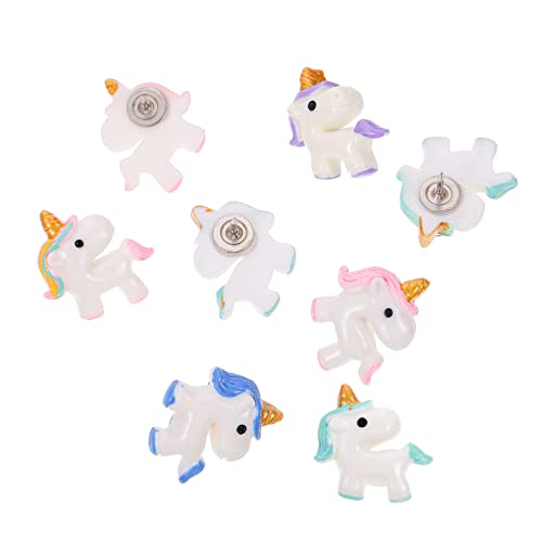 STOBOK 10 Piezas De Resina De Dibujos Animados Chincheta Decorativa Pin Animal Pin Chinchetas Lindo Empuje Oficina Push Pin Tablero De Notas Lindo Alfiler Decorativo Tachuelas Animal