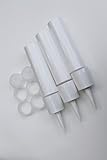 Reusable Empty Caulk Tube - REFILLABLE CAULKING Cartridge - 7 oz. - 3 Pack - Made in USA