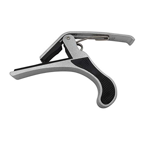 Qual o Melhor Capotraste de 2025? Melhores Ranking 1 Capotraste Dolphin para Violão e Guitarra 10697 com Haste Longa, Prata