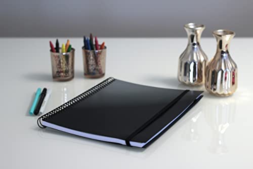 Confetti - Caderno Universitário Splash 1x1 80 Folhas Pautado Capa Preto