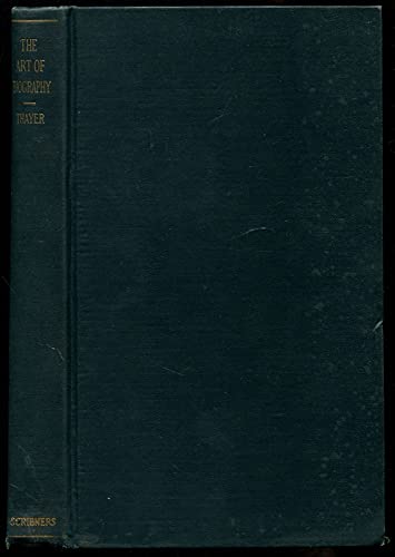 The art of biography, (University of Virginia, ... [Unknown] B00085S5Y0 Book Cover