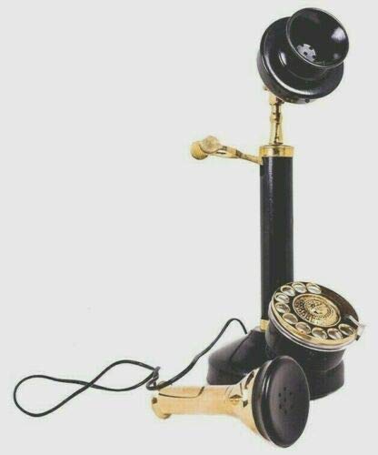 FNL Retro Reproduction Candlestick Rotary Dial Home Office Decor