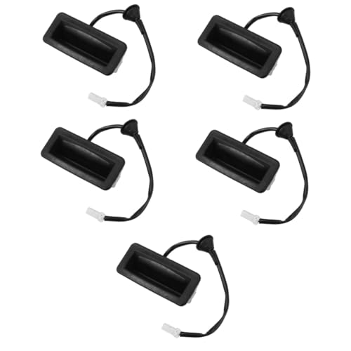 Mobestech 5 Piezas Interruptor Eléctrico Del Portón Artilugio Asiento Manija De La Puerta Apagado Auto Inicio Montaje Pestillo Liberar Equipo Titular Botón Black Original Electrónico