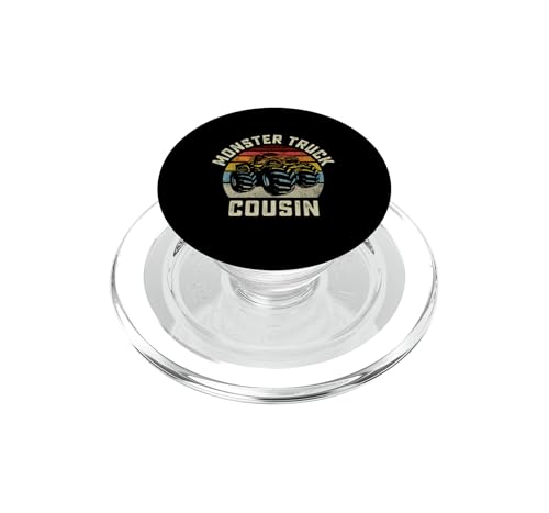 PopGrip para MagSafe Monster Truck retro vintage con imán potente y diseño plegable