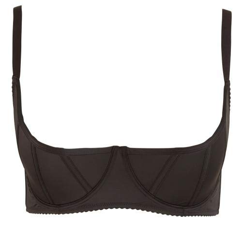 Soutien-gorge latex Cottelli Curves 85D pour soirée romantique noire