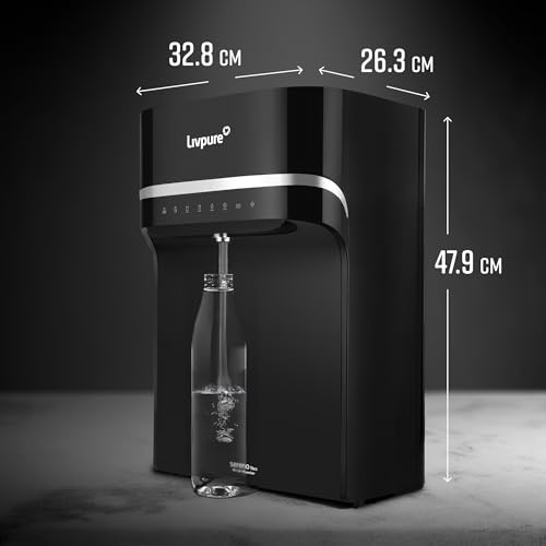 Image of Livpure Sereno Neo Water Purifier | 2 Year No Service Cost- Filters Included | Advance Filtration Stages | RO+UV+Mineral | 5.5 L Stainless Steel Tank