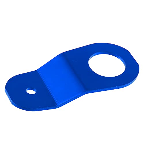X AUTOHAUX Engine Water Tank Radiator Bracket Radiator Stay Mount Bracket and Washer Kit for Honda Civic 1996-2000 Aluminum Alloy Blue 1 Set