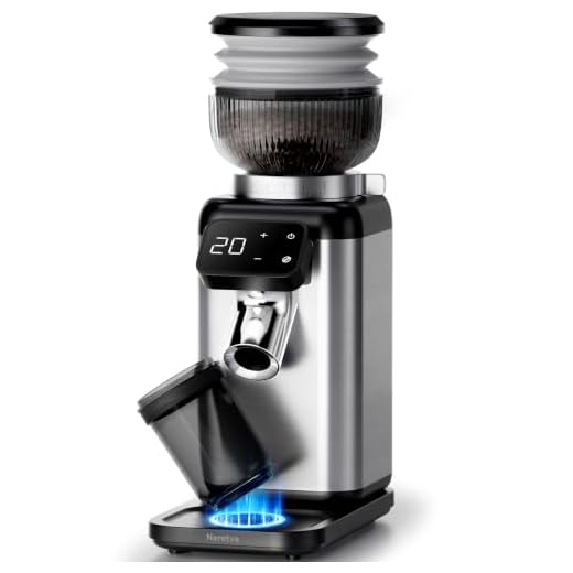 Neretva Kaffeemühle, Professionelle 40 Präzisionsschleife Kaffeemühle Elektrisch Gleichmäßige Mahlung&Antistatik&Rückstandsfrei Kaffeemühle Kegelmahlwerk Espresso/Filterkaffee/French Press/Moka-Kanne